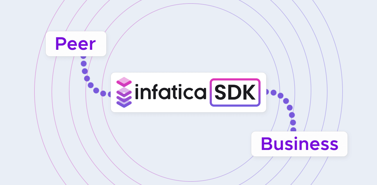 Network peer connected to an app