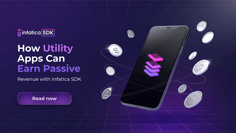 Digital coins attracted to a monetization SDK